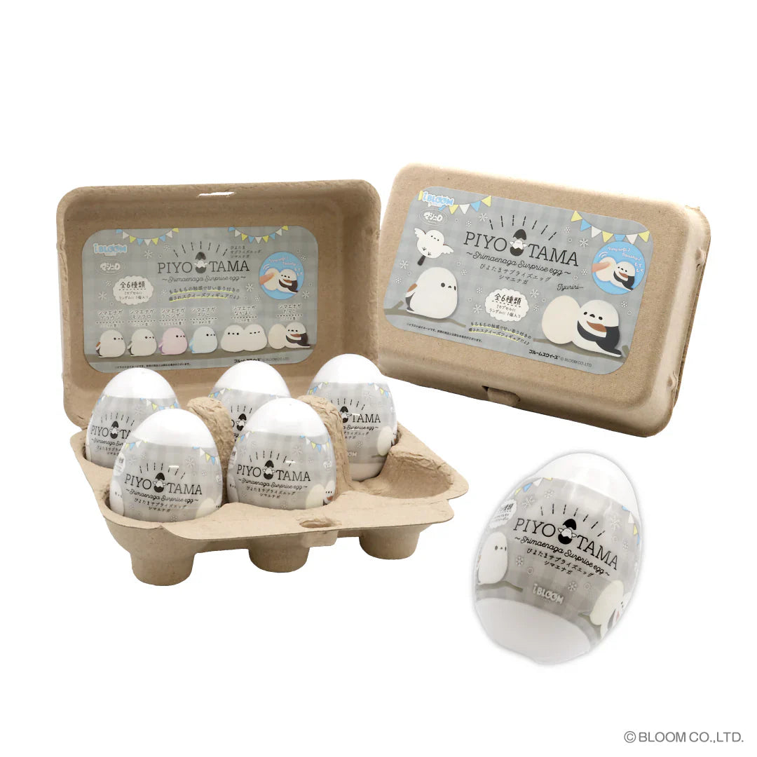 iBloom Squishy Piyotama Surprise Egg (Shimaenaga) Blind Box Kawaii Soft Scented Slow Rising Stress Relief