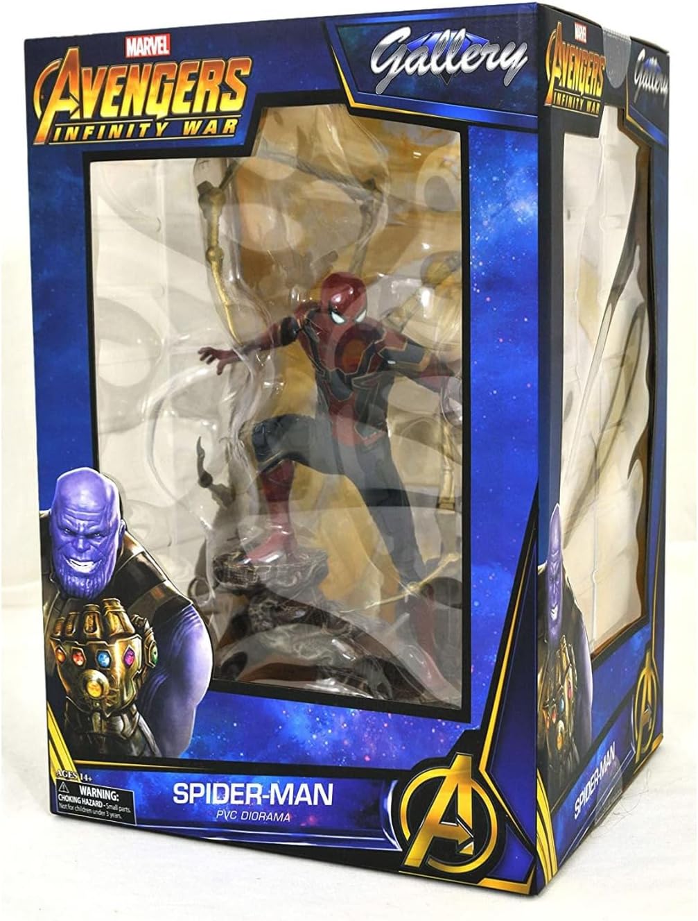 Diamond Select Toys Marvel Iron Spider-Man Avengers 3 Gallery PVC Figure