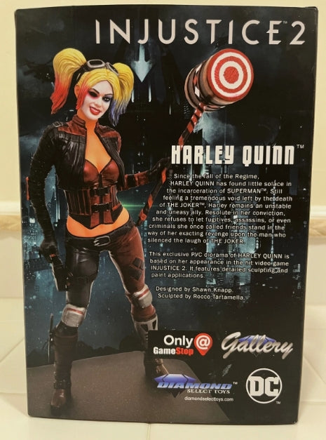 Diamond Select Toys DC Comics Harley Quinn Injustice 2 Gallery PVC Statue