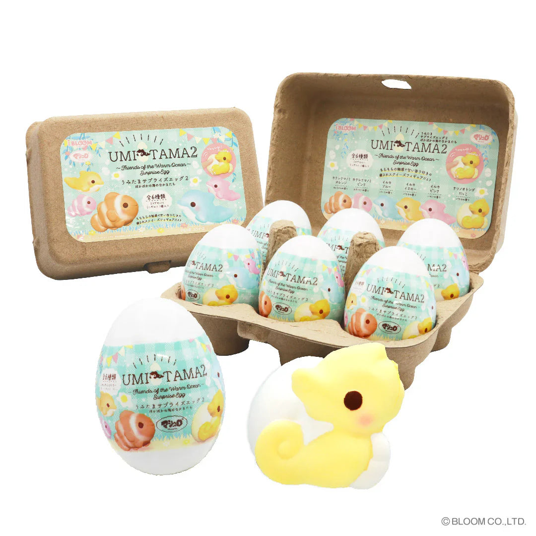iBloom Squishy Umitama 2 Surprise Egg Blind Box Kawaii Soft Scented Slow Rising Stress Relief
