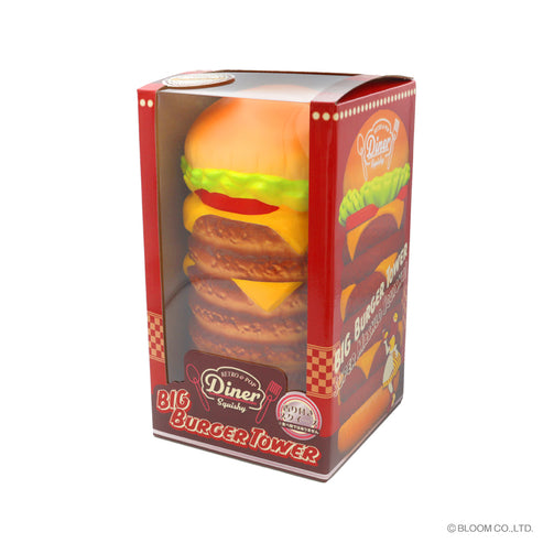 iBloom Squishy Big Burger Tower Kawaii Soft Scented Slow Rising Stress Relief