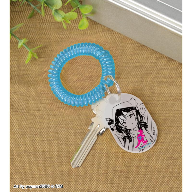 Hatsune Miku x Kangol Collab Art by popman3580 New Illustration Vol.2 Locker Key Style Acrylic Keychain Anime Merch