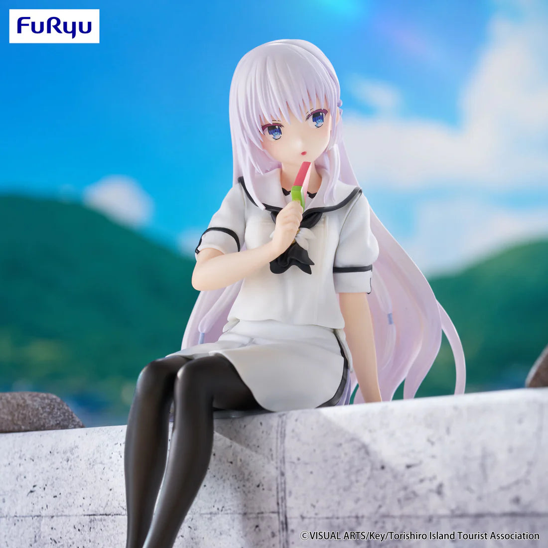 FuRyu Summer Pockets Naruse Shiraha Premium Item Noodle Stopper Anime Figure