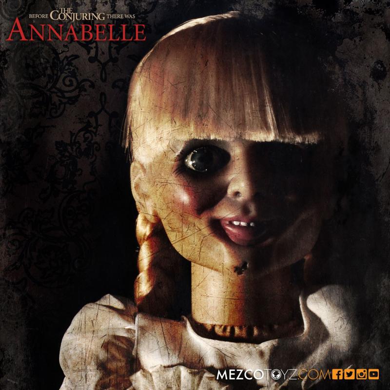 Mezco The Conjuring Universe Annabelle Prop Replica Figure