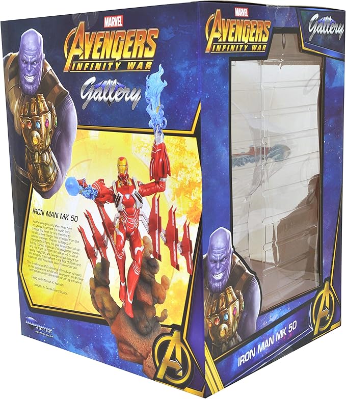 Diamond Select Toys Marvel Iron Man MK50 Avengers 3 Gallery PVC Figure