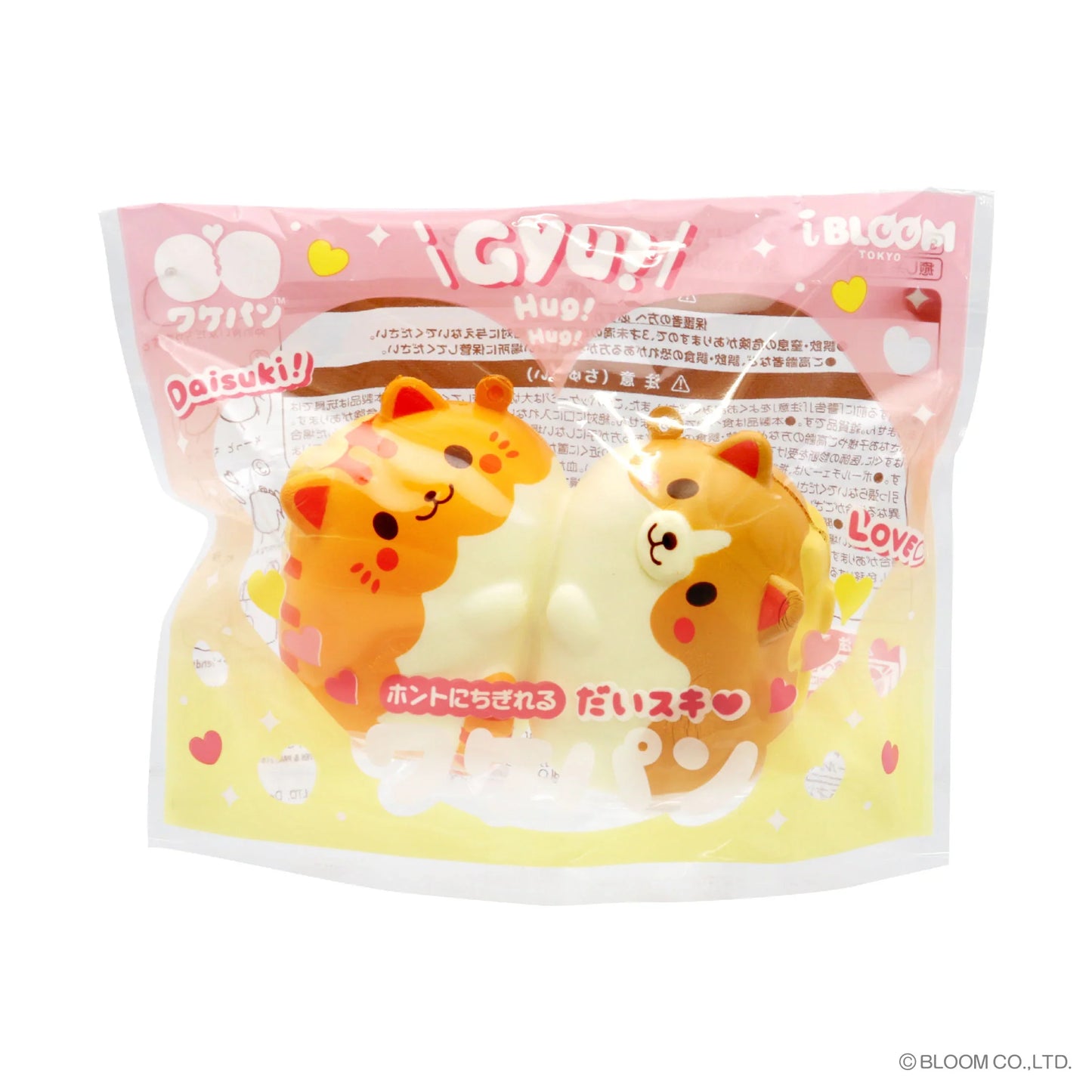 iBloom Squishy Daisuki Wakepan “Nyan Pancake & Wan Pancake” Kawaii Soft Scented Slow Rising Stress Relief
