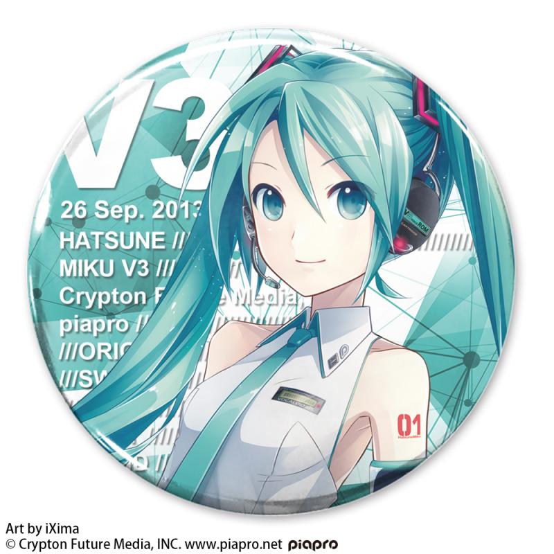 Hatsune Miku Cospa V3 Can Badge Anime Merch
