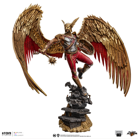 Iron Studios Black Adam Hawkman Art Scale 1/10 Statue