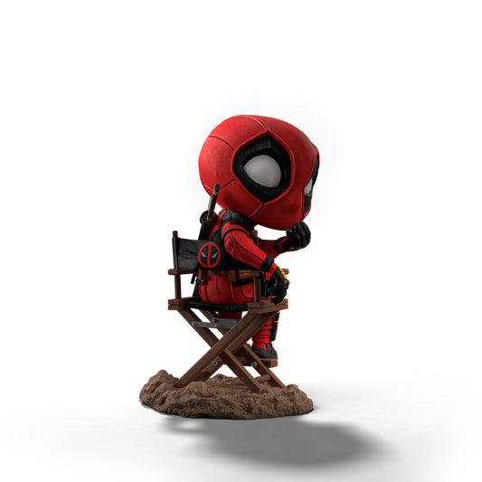 Iron Studios Deadpool & Wolverine Deadpool MiniCo Statue