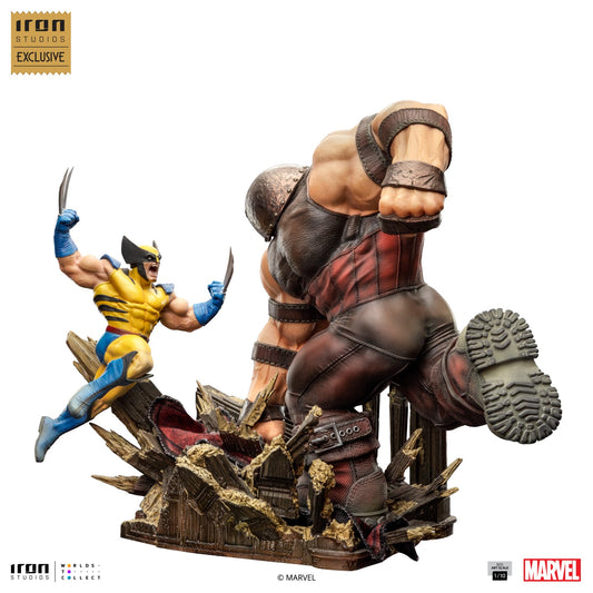 Iron Studios X-Men WOLVERINE VS JUGGERNAUT BDS Art Scale 1/10 Statue