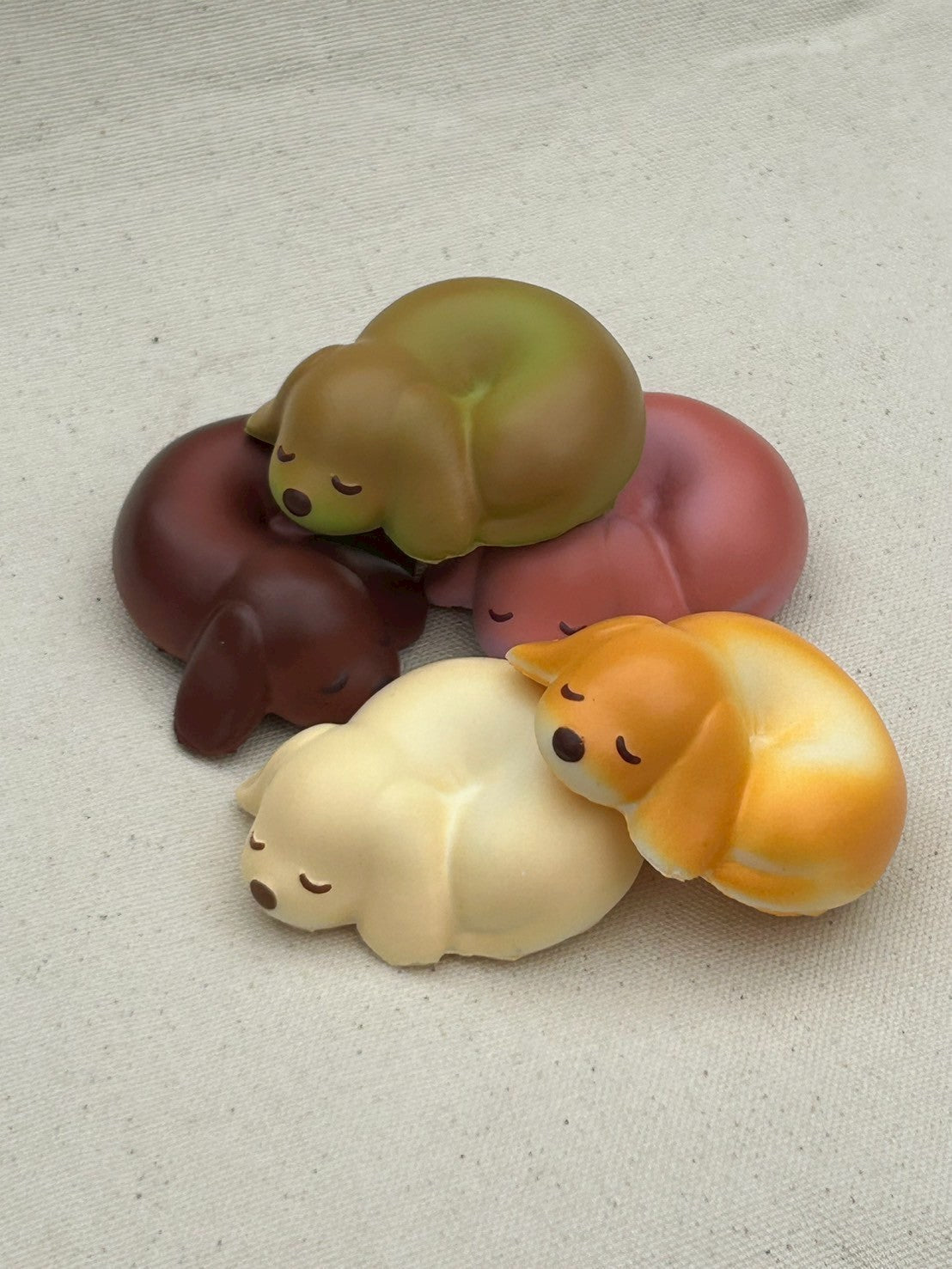 iBloom Squishy ★Capsule Toys★ Bagel Dog Kawaii Soft Scented Slow Rising Stress Relief