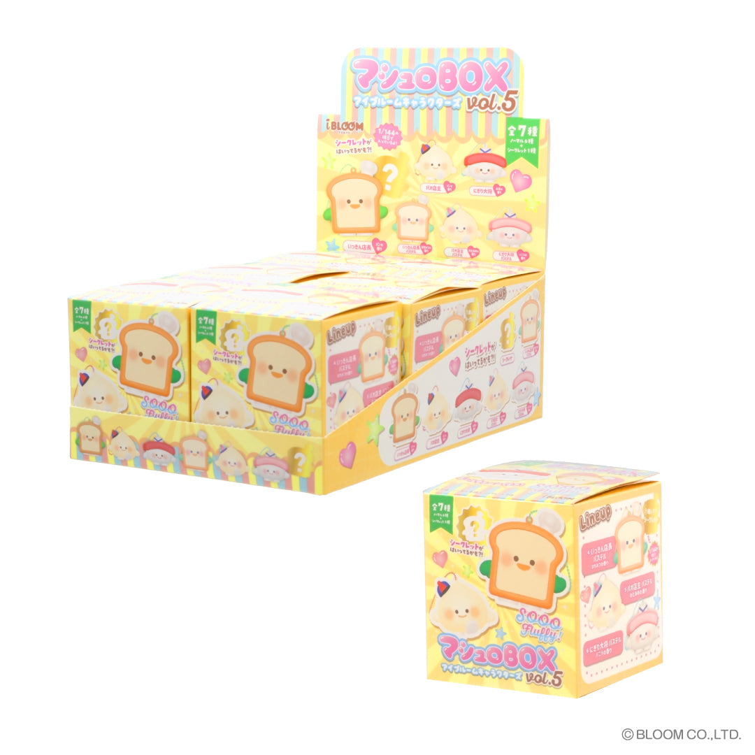 iBloom Squishy Mashlo Box iBLOOM Characters Vol.5 Blind Box Kawaii Soft Scented Slow Rising Stress Relief