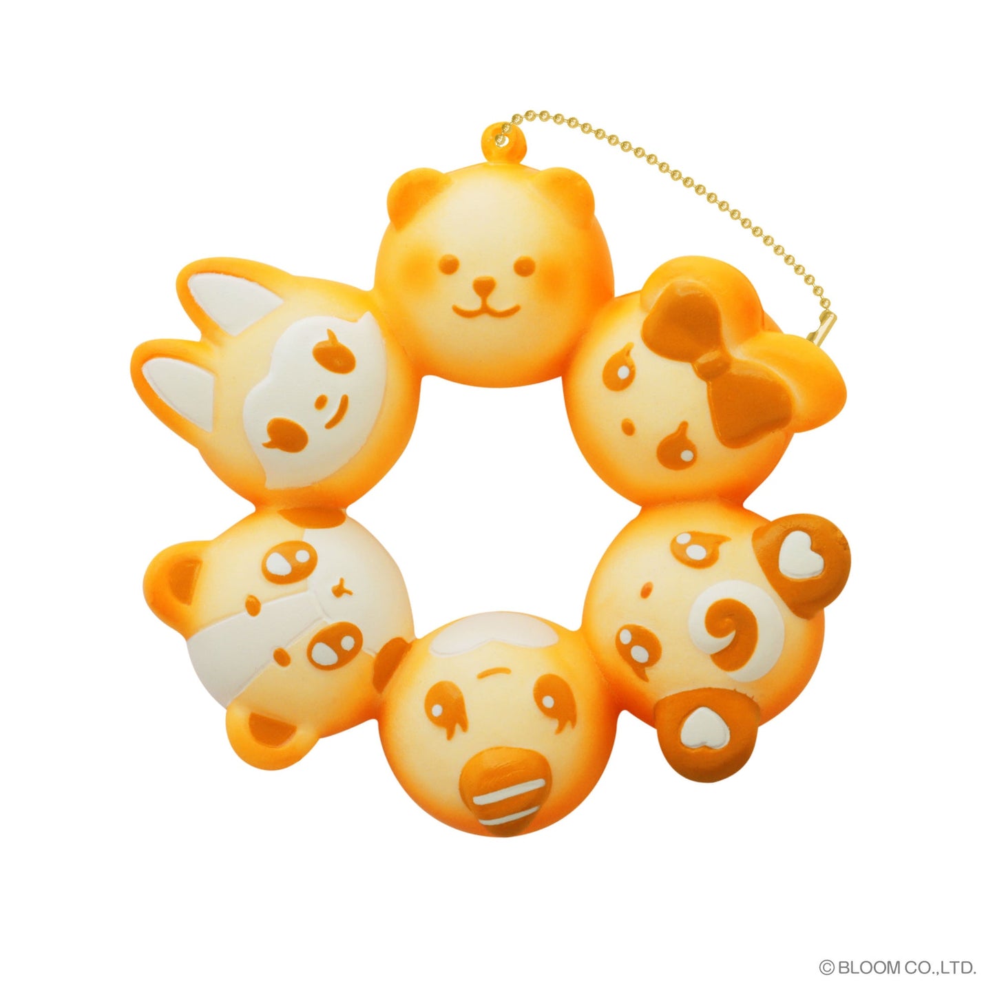 iBloom Squishy Mocchiri Ring Bread Mini Kawaii Soft Scented Slow Rising Stress Relief