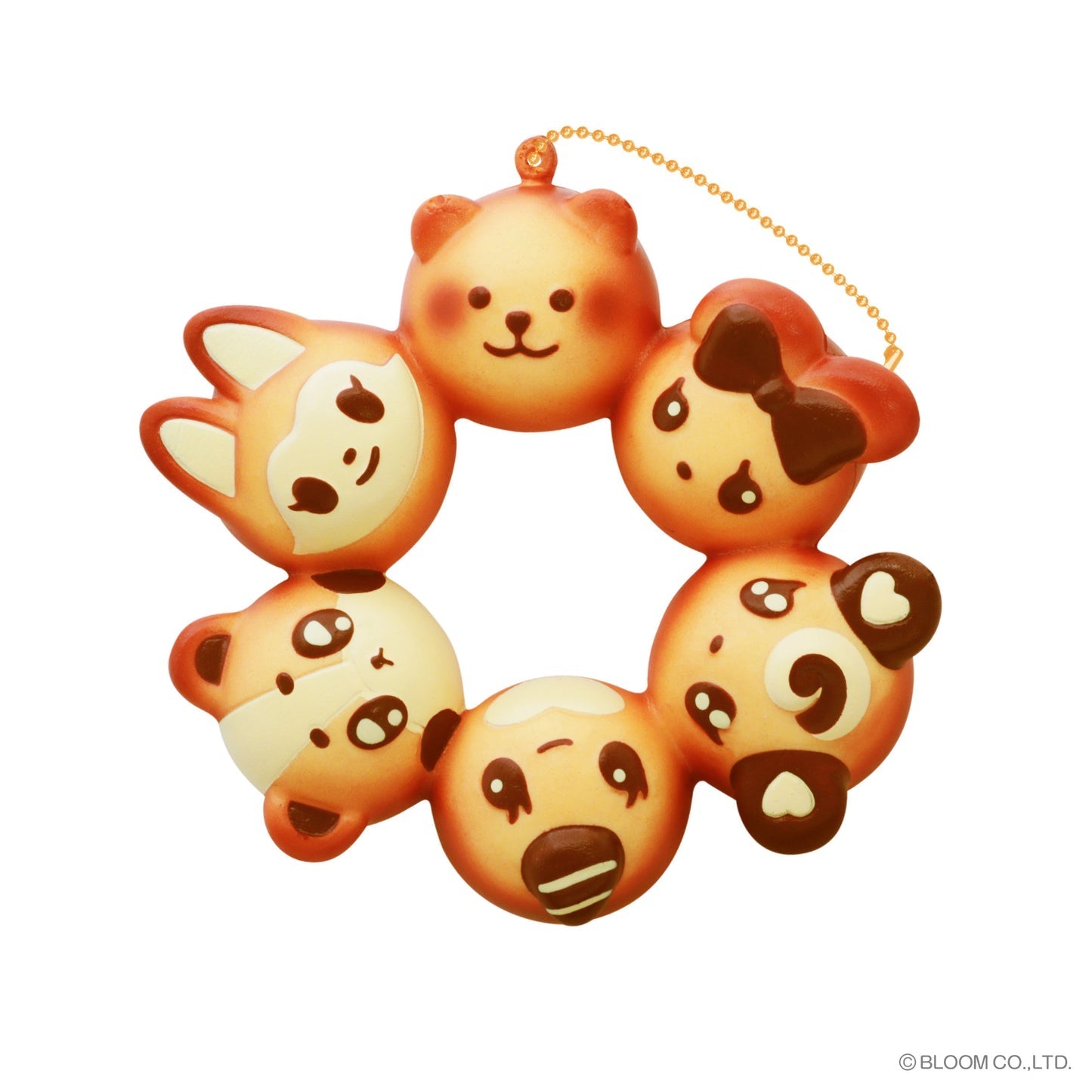 iBloom Squishy Mocchiri Ring Bread Mini Kawaii Soft Scented Slow Rising Stress Relief
