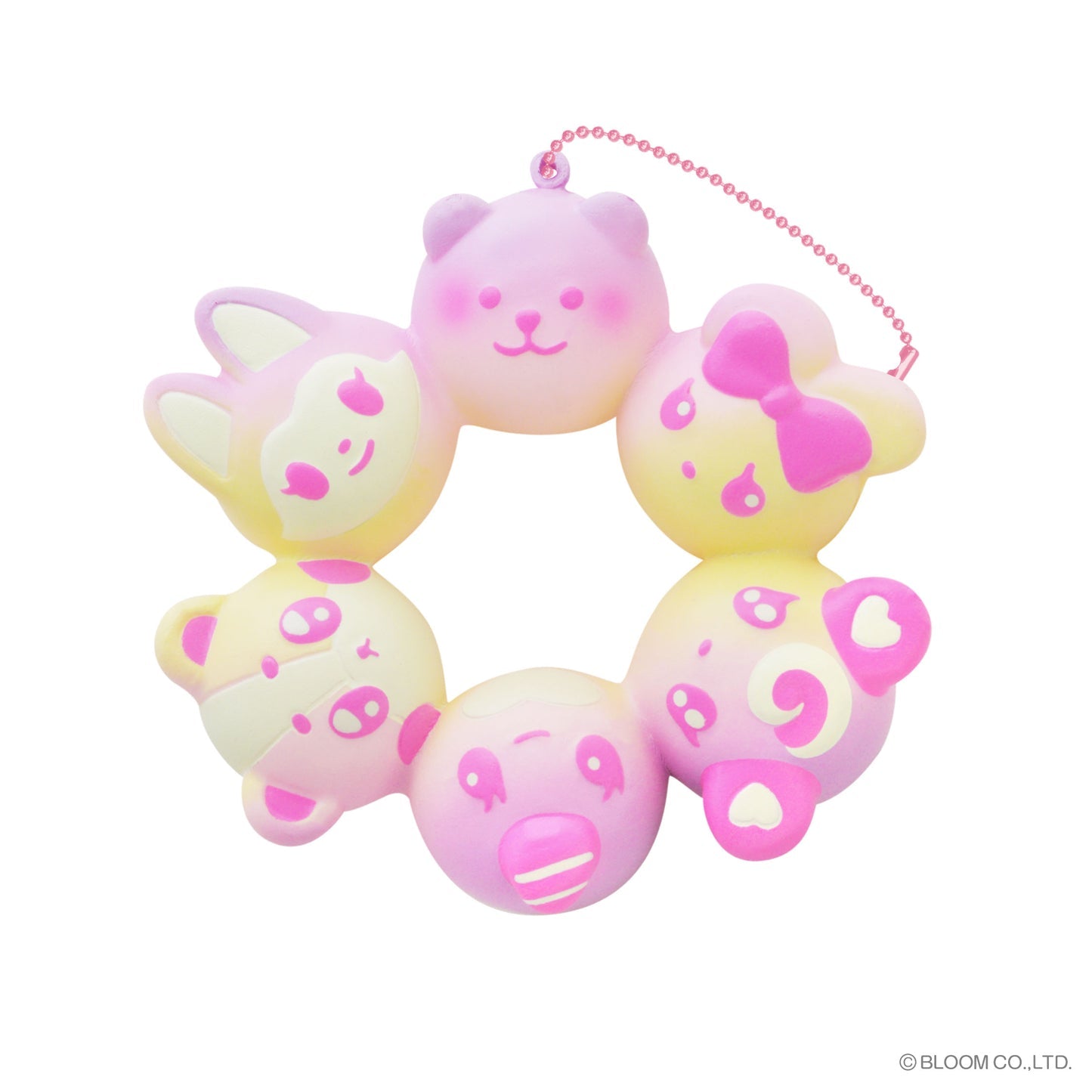 iBloom Squishy Mocchiri Ring Bread Mini Kawaii Soft Scented Slow Rising Stress Relief