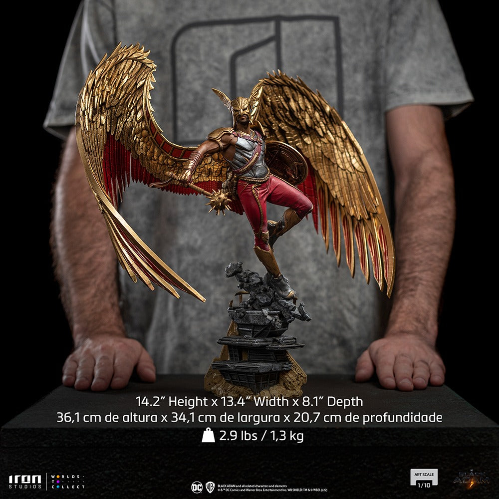 Iron Studios Black Adam Hawkman Art Scale 1/10 Statue
