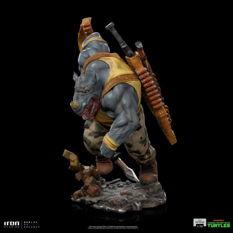 Iron Studios Teenage Mutant Ninja Turtles Rocksteady BDS Art Scale 1/10 Statue