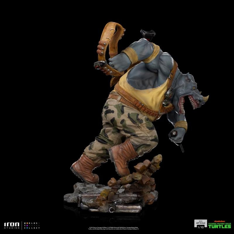 Iron Studios Teenage Mutant Ninja Turtles Rocksteady BDS Art Scale 1/10 Statue