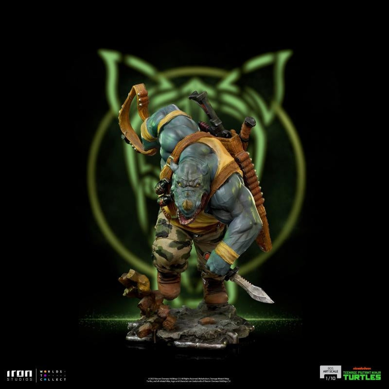 Iron Studios Teenage Mutant Ninja Turtles Rocksteady BDS Art Scale 1/10 Statue