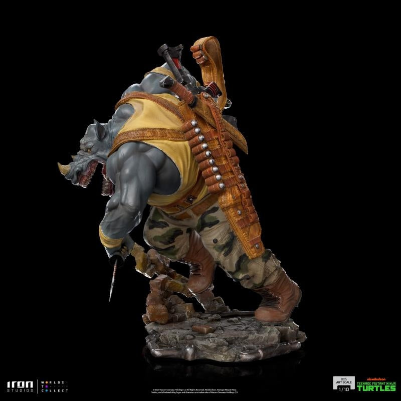 Iron Studios Teenage Mutant Ninja Turtles Rocksteady BDS Art Scale 1/10 Statue