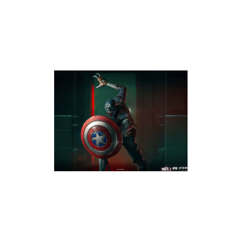 Iron Studios Marvel What If…? Captain America Zombie Art Scale 1/10 Statue