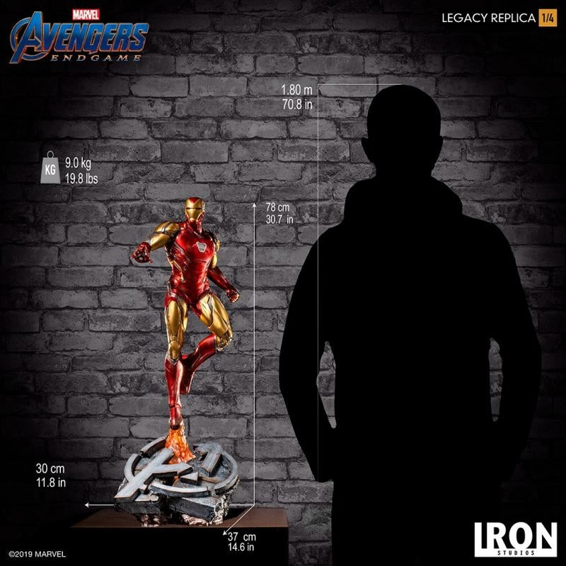 Iron Studios Marvel Avengers: Endgame Iron Man Mark LXXXV Legacy Replica 1/4 Statue