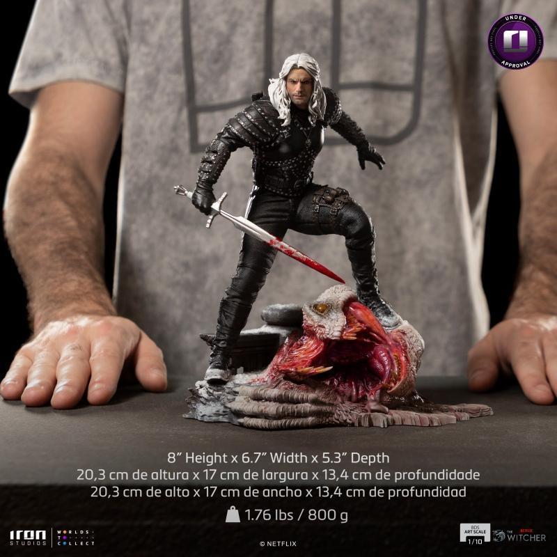 Iron Studios The Witcher Geralt of Rivia BDS Art Scale 1/10 Statue