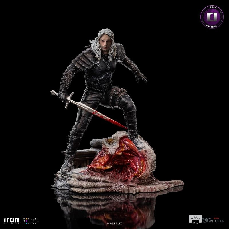 Iron Studios The Witcher Geralt of Rivia BDS Art Scale 1/10 Statue