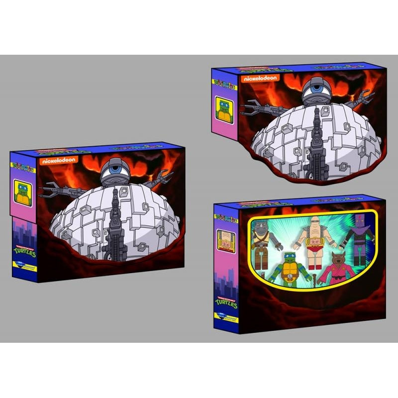 Diamond Select Toys Teenage Mutant Ninja Turtles Technodrome DLX Minimates Box Set Action Figures