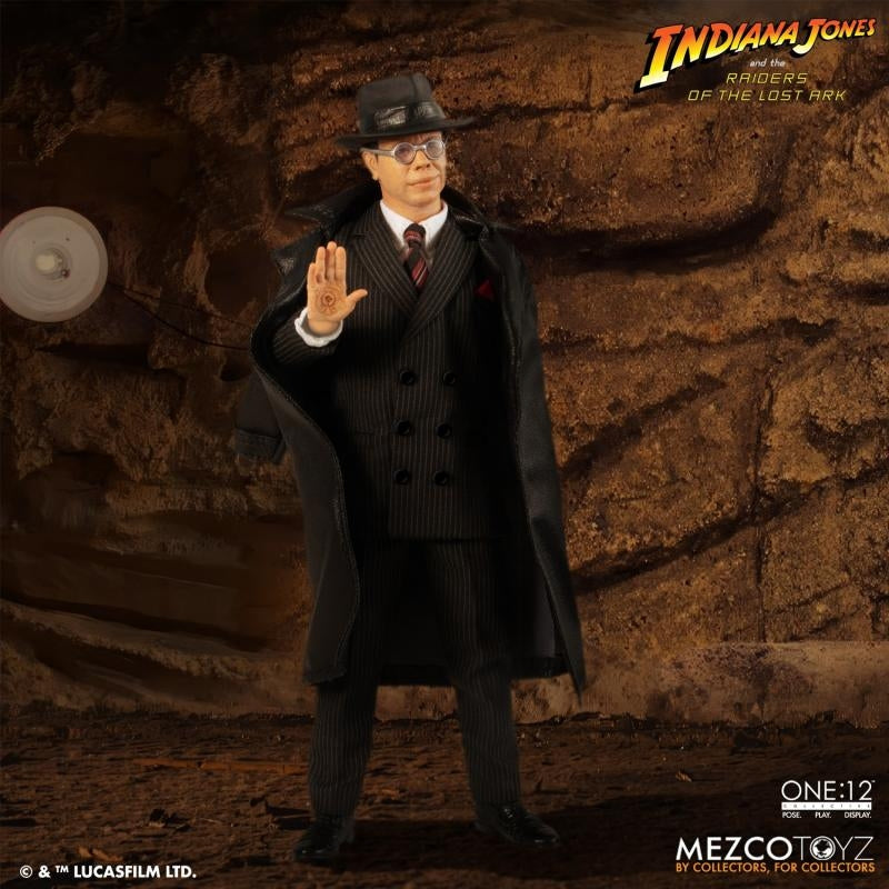 Mezco One:12 Collective Major Toht and Ark of the Covenant Deluxe Boxed Set