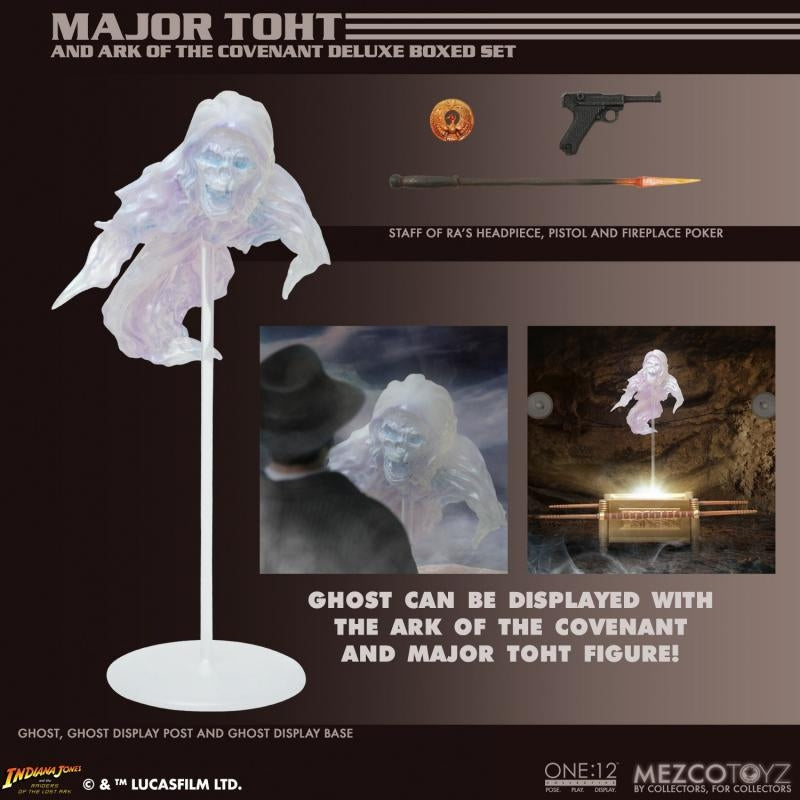 Mezco One:12 Collective Major Toht and Ark of the Covenant Deluxe Boxed Set