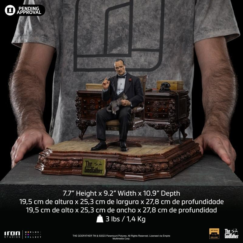 Iron Studios The Godfather Don Vito Corleone Deluxe Art Scale 1/10 Statue