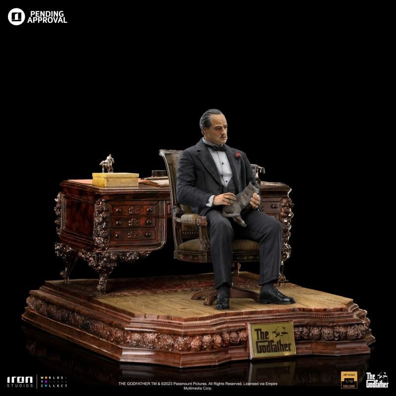 Iron Studios The Godfather Don Vito Corleone Deluxe Art Scale 1/10 Statue