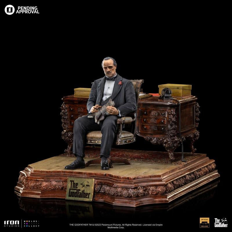 Iron Studios The Godfather Don Vito Corleone Deluxe Art Scale 1/10 Statue