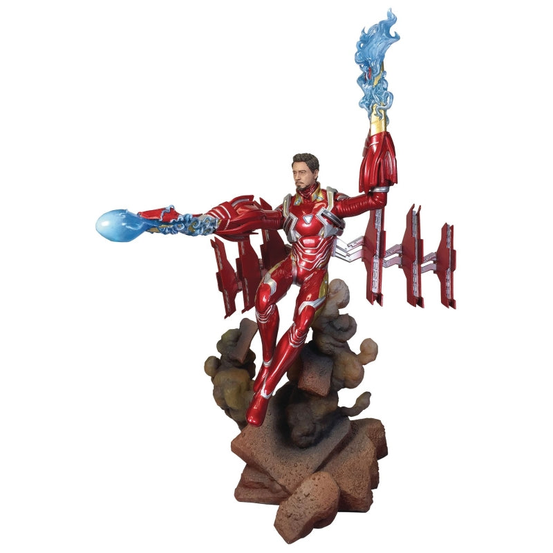 Diamond Select Toys Marvel Iron Man MK50 Unmasked Avengers 3 Gallery Deluxe PVC Figure