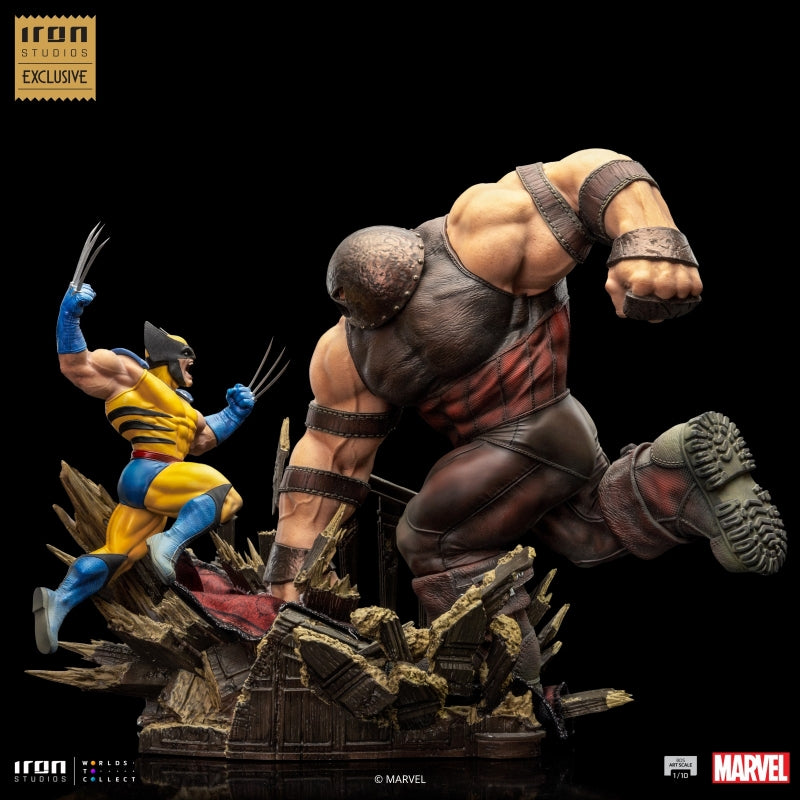 Iron Studios X-Men Wolverine vs Juggernaut BDS Art Scale 1/10 Statue