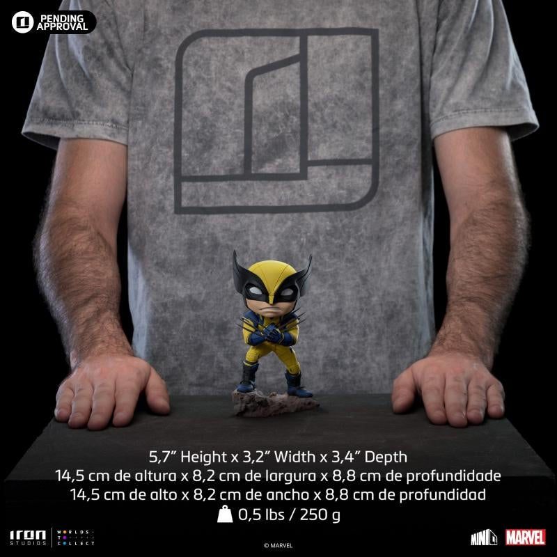 Iron Studios Deadpool & Wolverine Wolverine MiniCo Statue