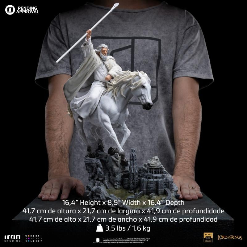 Iron Studios The Lord of the Rings Gandalf the White on Shadowfax (2024 Event Exclusive) Art Scale 1/10 Statue