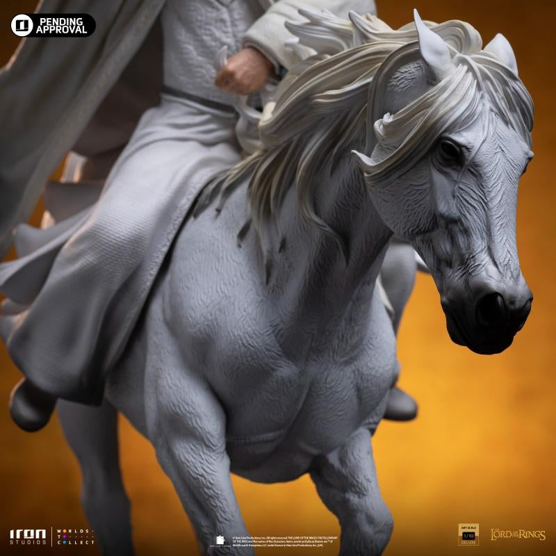 Iron Studios The Lord of the Rings Gandalf the White on Shadowfax (2024 Event Exclusive) Art Scale 1/10 Statue