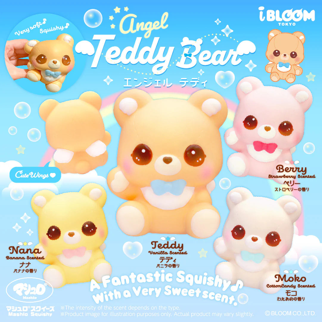 iBloom Squishy Angel Teddy Kawaii Soft Scented Slow Rising Stress Relief