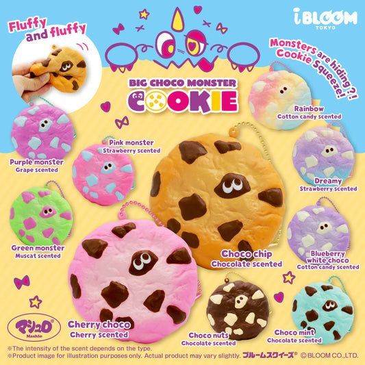 iBloom Squishy Big Choco Monster Cookie Kawaii Soft Scented Slow Rising Stress Relief