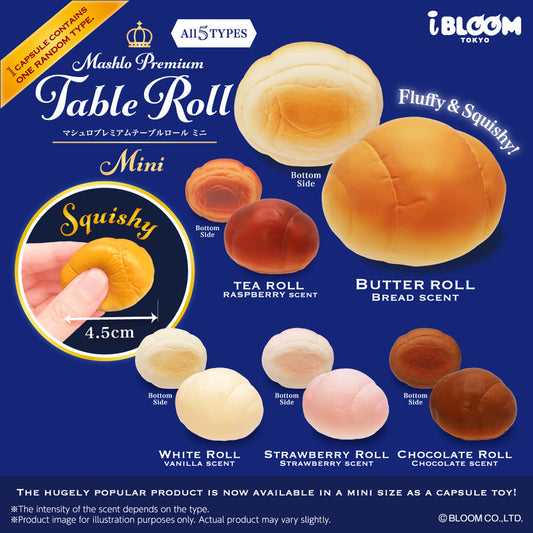 iBloom Squishy ★Capsule Toys★ Table Roll Mini Kawaii Soft Scented Slow Rising Stress Relief