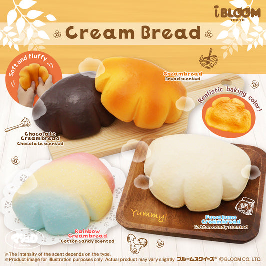iBloom Squishy Cream Bread Kawaii Soft Scented Slow Rising Stress Relief