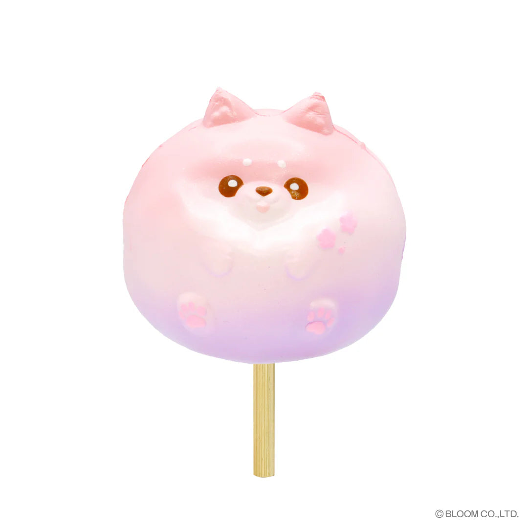 iBloom Squishy Fluffy Cotton Candy Pom the Puppy Kukka Strawberry Scent Kawaii Soft Scented Slow Rising Stress Relief