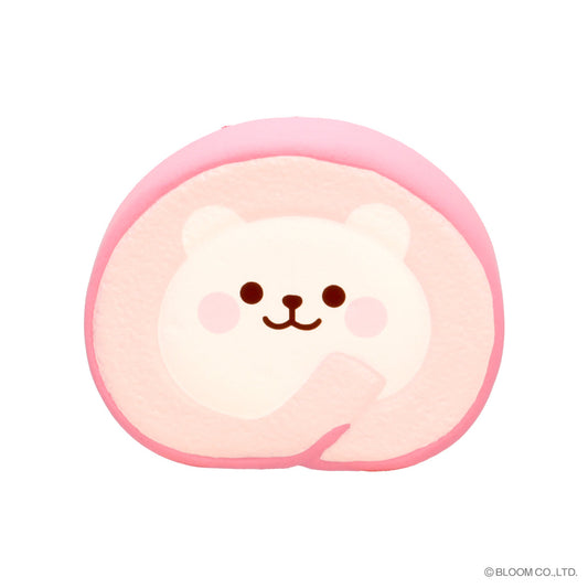 iBloom Squishy Fluffy Rollcake Marmo Strawberry Kawaii Soft Scented Slow Rising Stress Relief