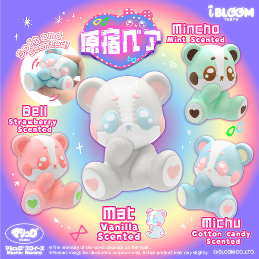 iBloom Squishy Harajuku Bear Kawaii Soft Scented Slow Rising Stress Relief