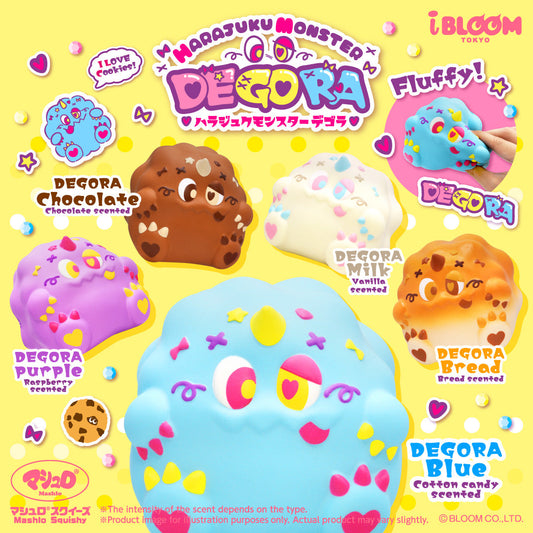 iBloom Squishy Harajuku Monster DEGORA Kawaii Soft Scented Slow Rising Stress Relief