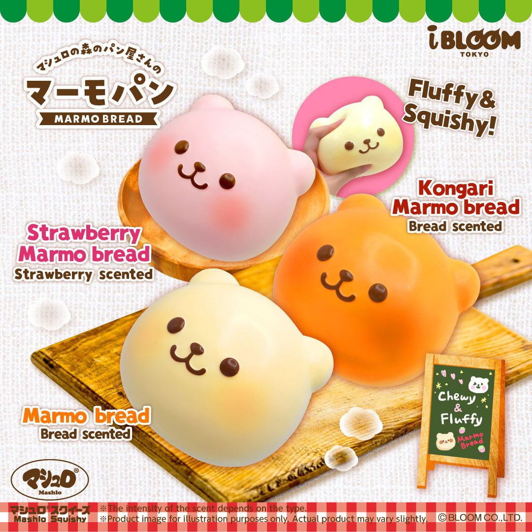 iBloom Squishy Marmo Bread Kawaii Soft Scented Slow Rising Stress Relief