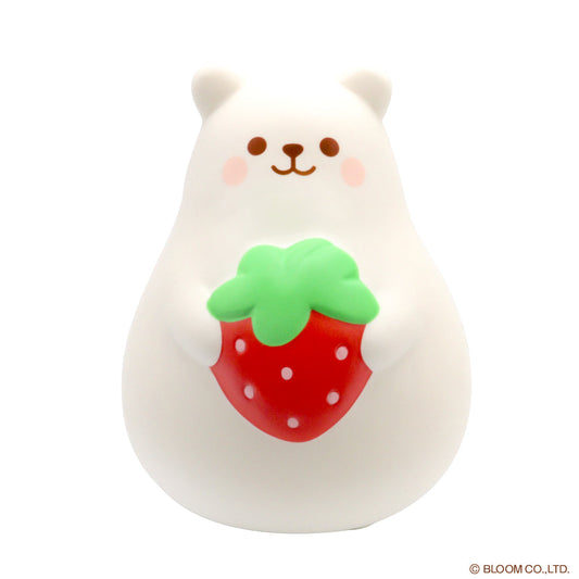 iBloom Squishy Marshmallow Bear Red Strawberry Kawaii Soft Scented Slow Rising Stress Relief