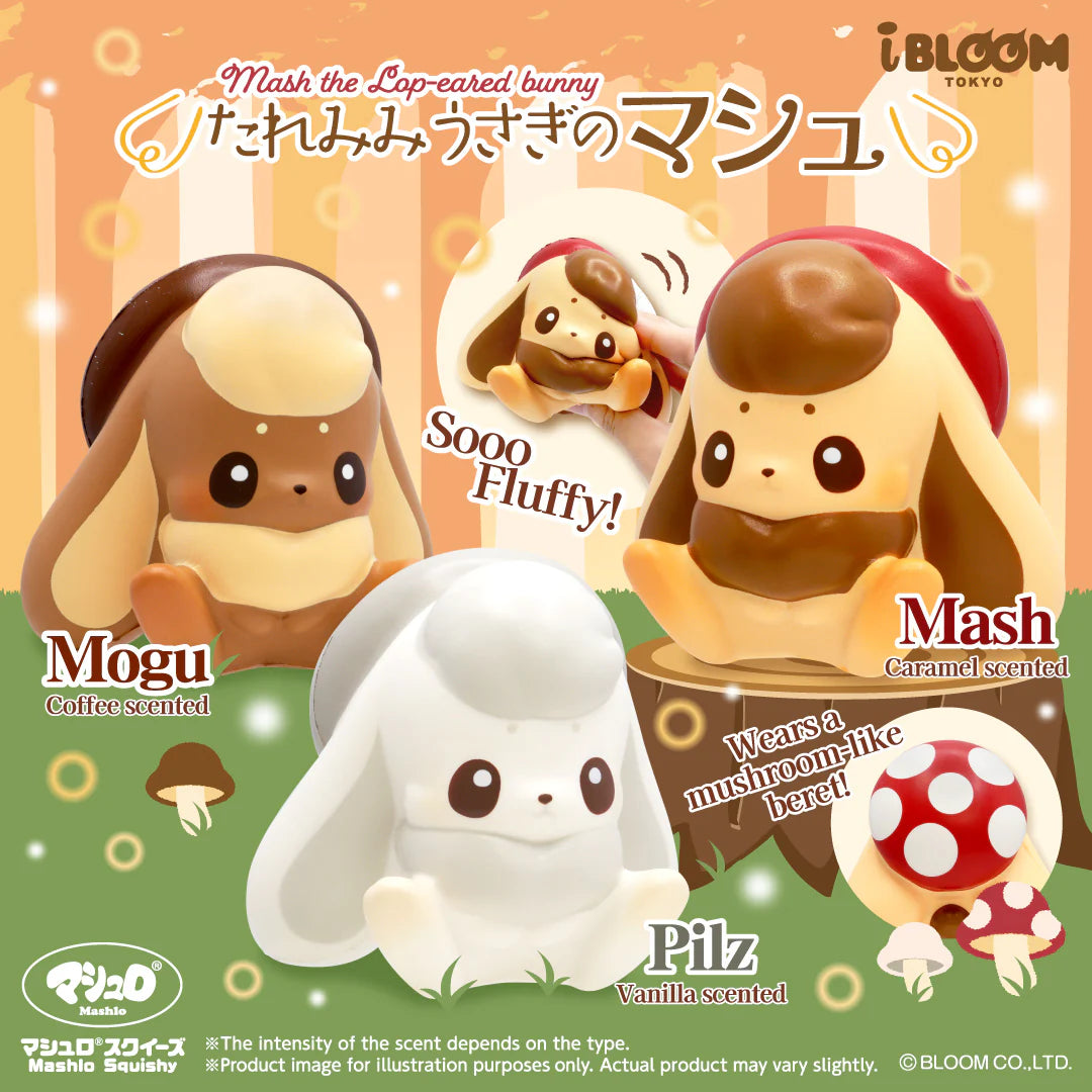 iBloom Squishy Mash the Lop-eared Bunny Kawaii Soft Scented Slow Rising Stress Relief